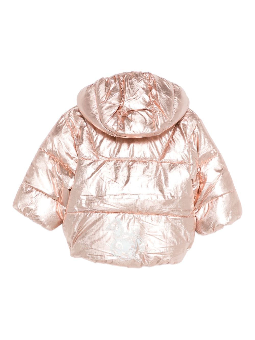 Giubbino Harpo per neonata Molo rosa con effetto metallizzato 5W25M318 5399 MOLO KIDS