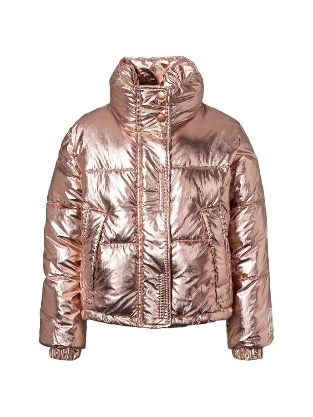 Giubbino per bambina Molo rosa con effetto metallizzato 5W25M322 5399 MOLO KIDS