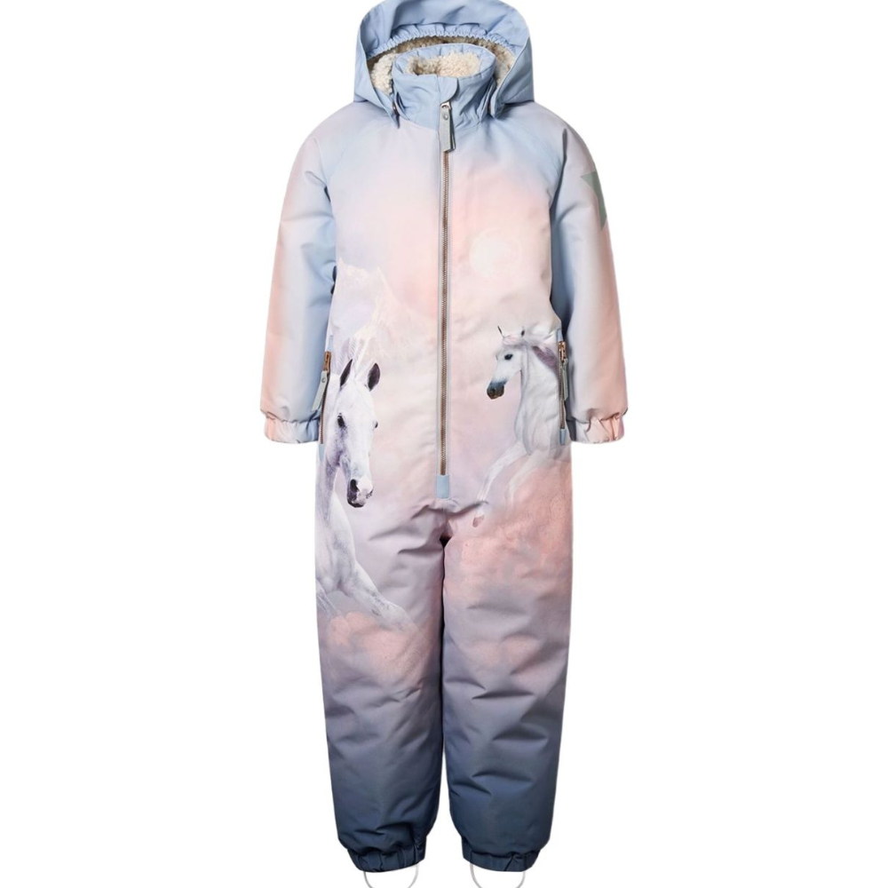 Tuta da neve Polar per bambina Molo multicolore con stampa unicorno 5W25N202 4949 MOLO KIDS
