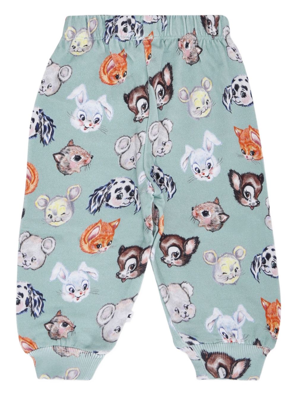 Pantaloni sportivi per neonato Molo verdi Simeon con stampa grafica all-over 6W25I209 9399 MOLO KIDS