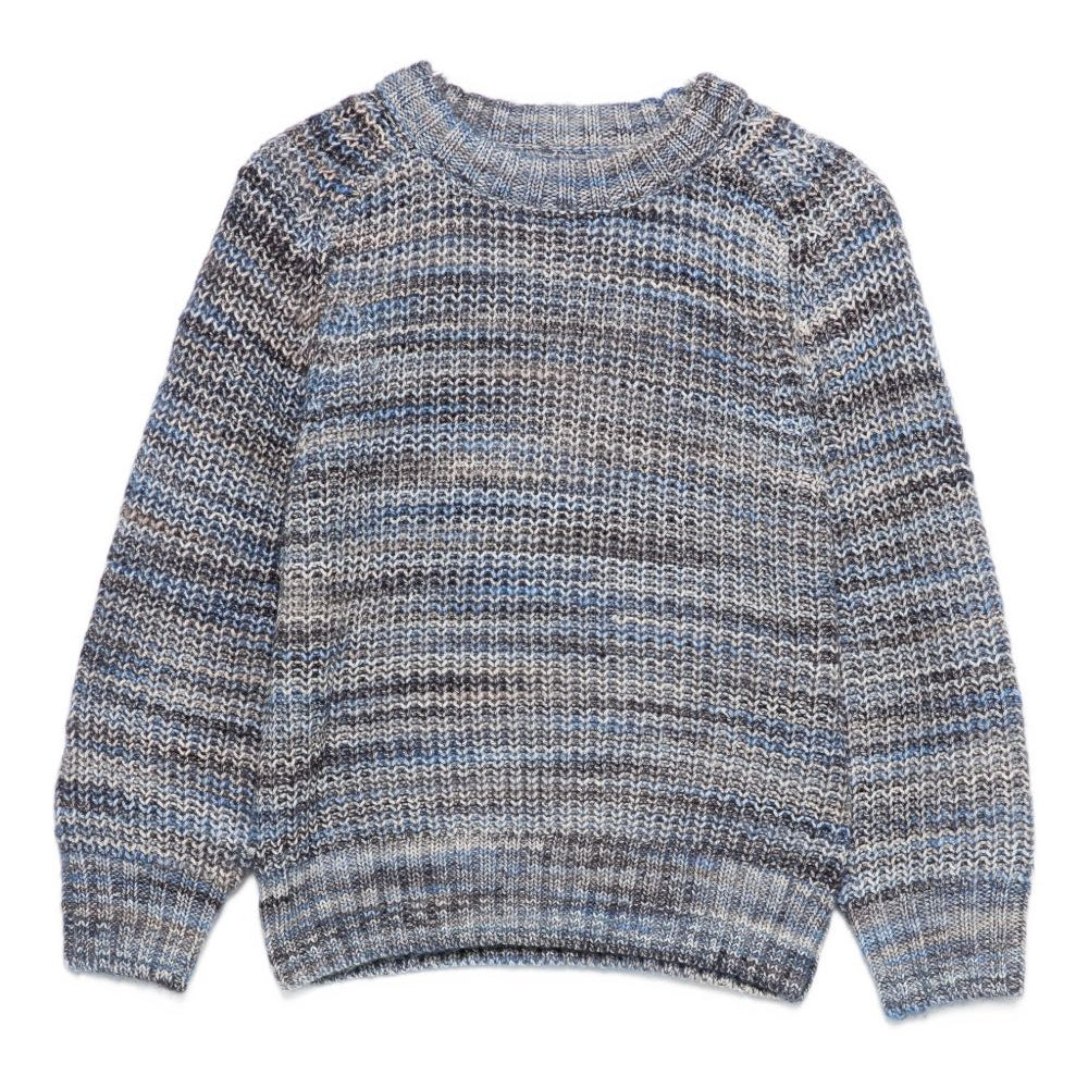 Maglione per bambino Molo grigio con motivo a strisce orizzontali 6W25K202 5573 MOLO KIDS