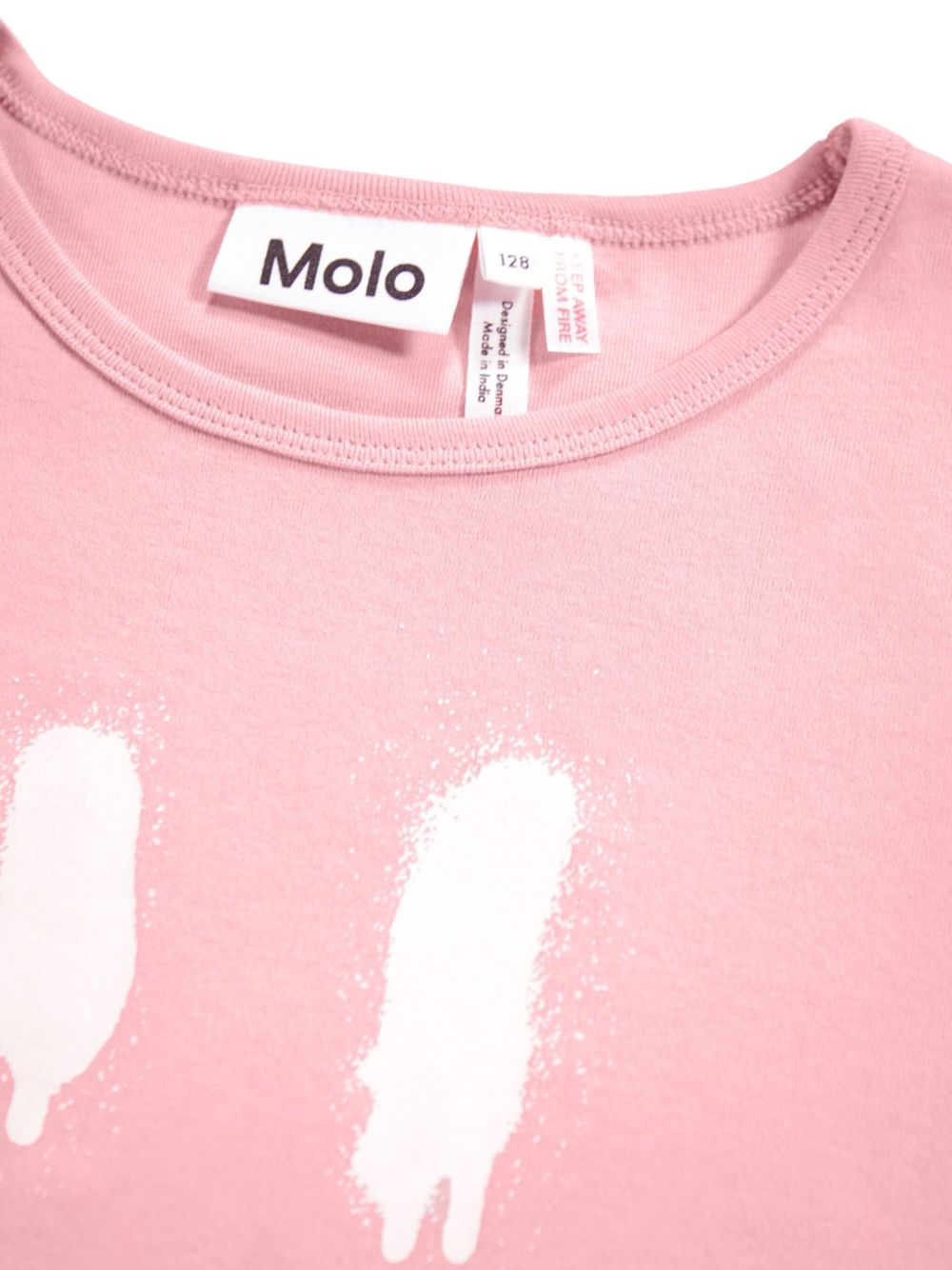 Pigiama per bambina Molo Lue rosa con stampa smile 6W25R501 5564 MOLO KIDS