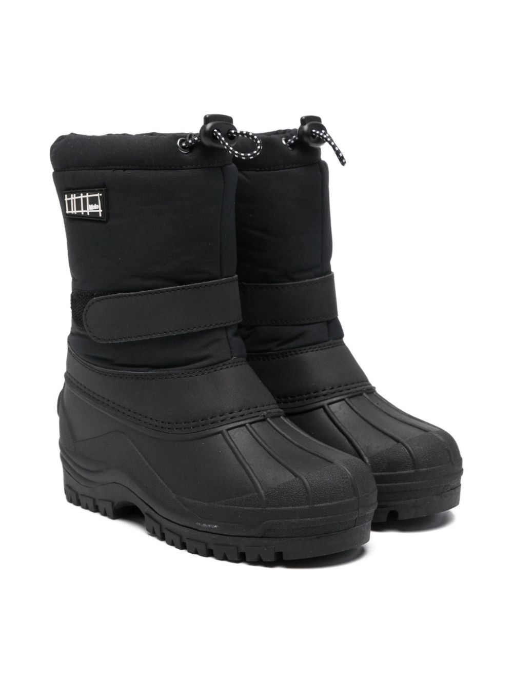 Stivali da neve per bambini Molo neri con suola in gomma 7NOSU601 0099 MOLO KIDS