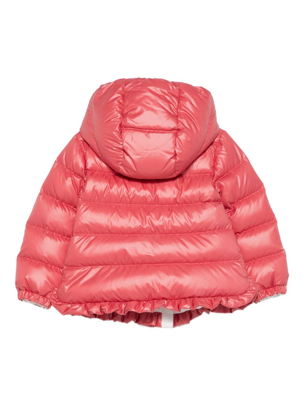 Giubbino Tazui per neonata Moncler Enfant rosso con design trapuntato K29511A00036597YX 56H MONCLER KIDS