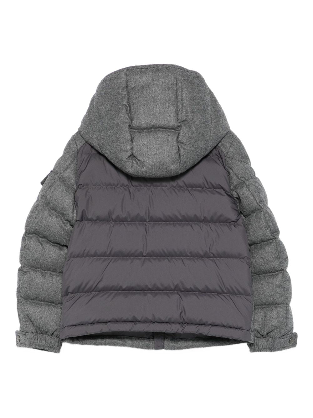 Piumino Montgenevre per bambini Moncler Enfant grigio con cappuccio K29541A0002154272 940 MONCLER KIDS