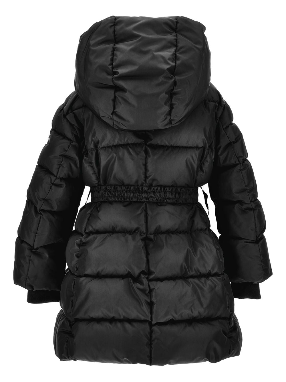 Piumino per bambina Monnalisa nero con cappuccio 17F101 6020 0050 MONNALISA KIDS