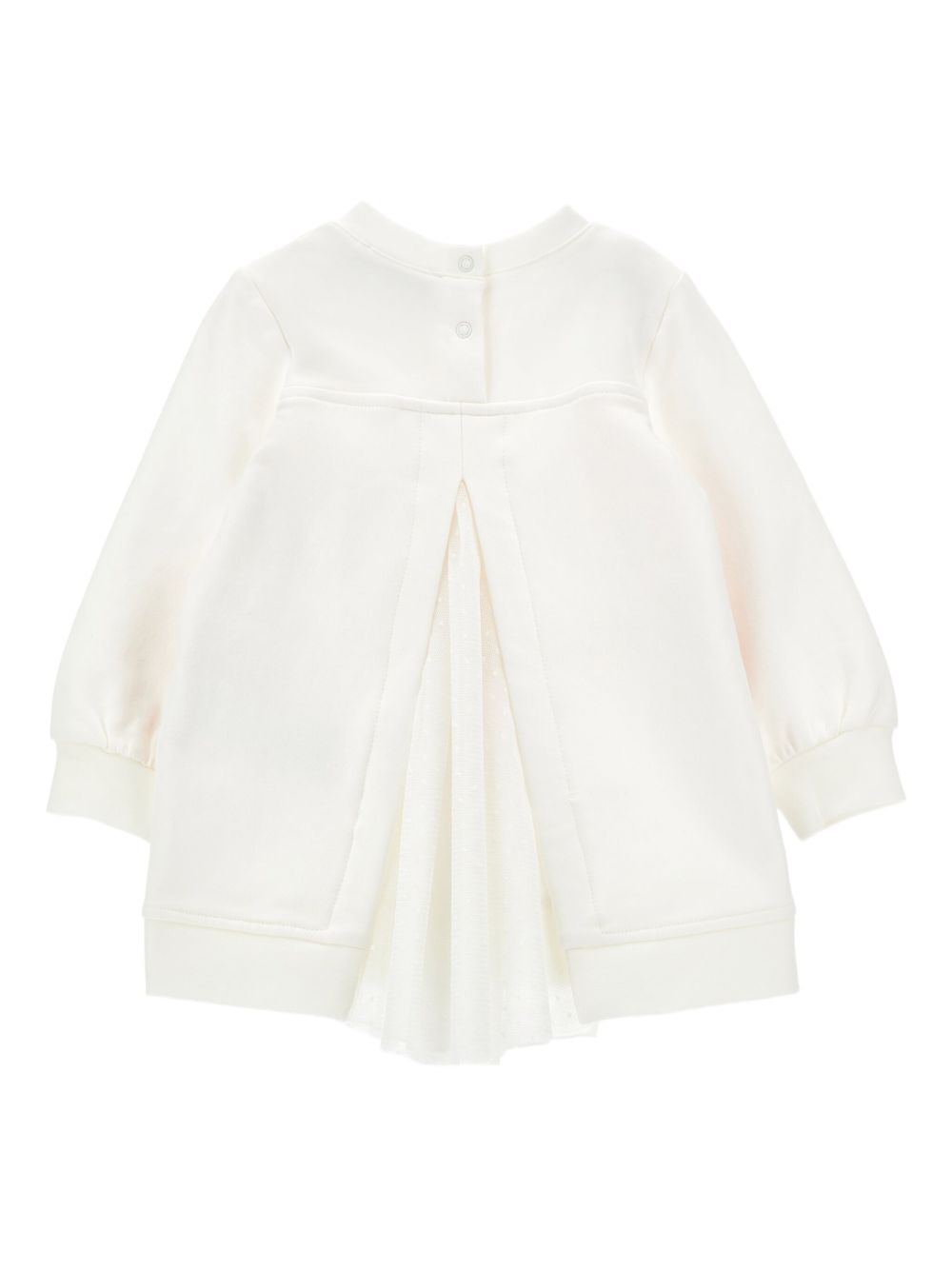 Abito per neonata Monnalisa bianco con stampa 39F901 6004 0190 MONNALISA KIDS