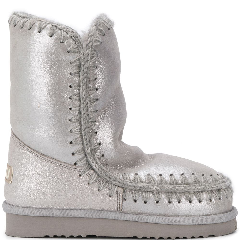 Stivaletti per bambina Mou Kids argento con logo FW101000C MGSIL MOU KIDS