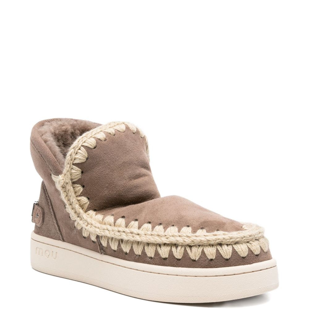 Stivali per bambina Mou Kids marroni con dettaglio logo FW741001A ELGRY MOU KIDS