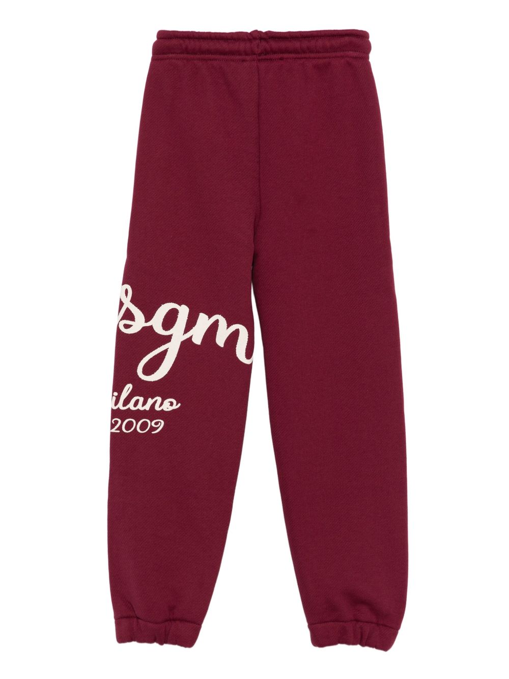 Pantaloni da tuta per bambina MSGM Kids bordeaux con tasche laterali F5MSJBFP255 MS034 MSGM KIDS