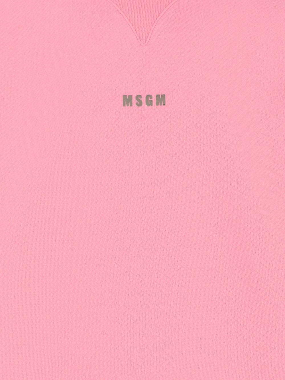 Felpa per bambina MSGM Kids rosa con collo rialzato F5MSJGSW188 MS038 MSGM KIDS