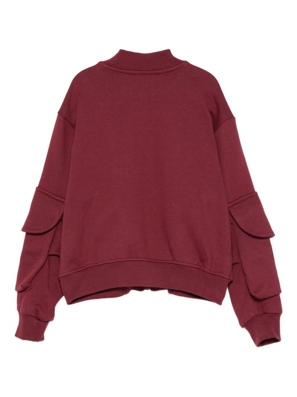 Felpa per bambino MSGM kids rossa con cerniera F5MSJUBO026 MS034 MSGM KIDS
