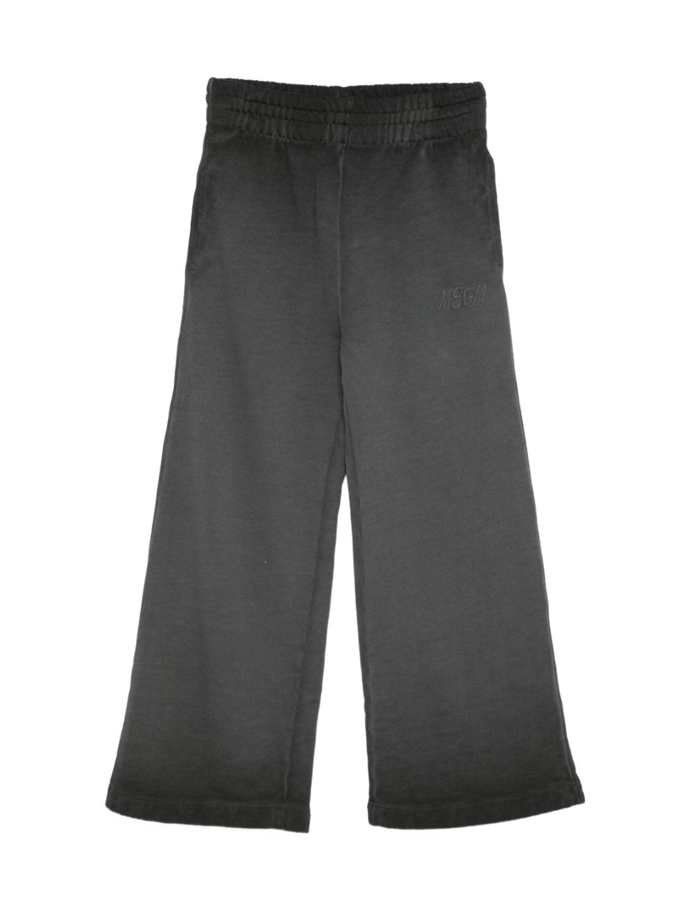 Pantaloni per bambino MSGM Kids grigio con cintura elasticizzata F5MSJUFP022 103 MSGM KIDS