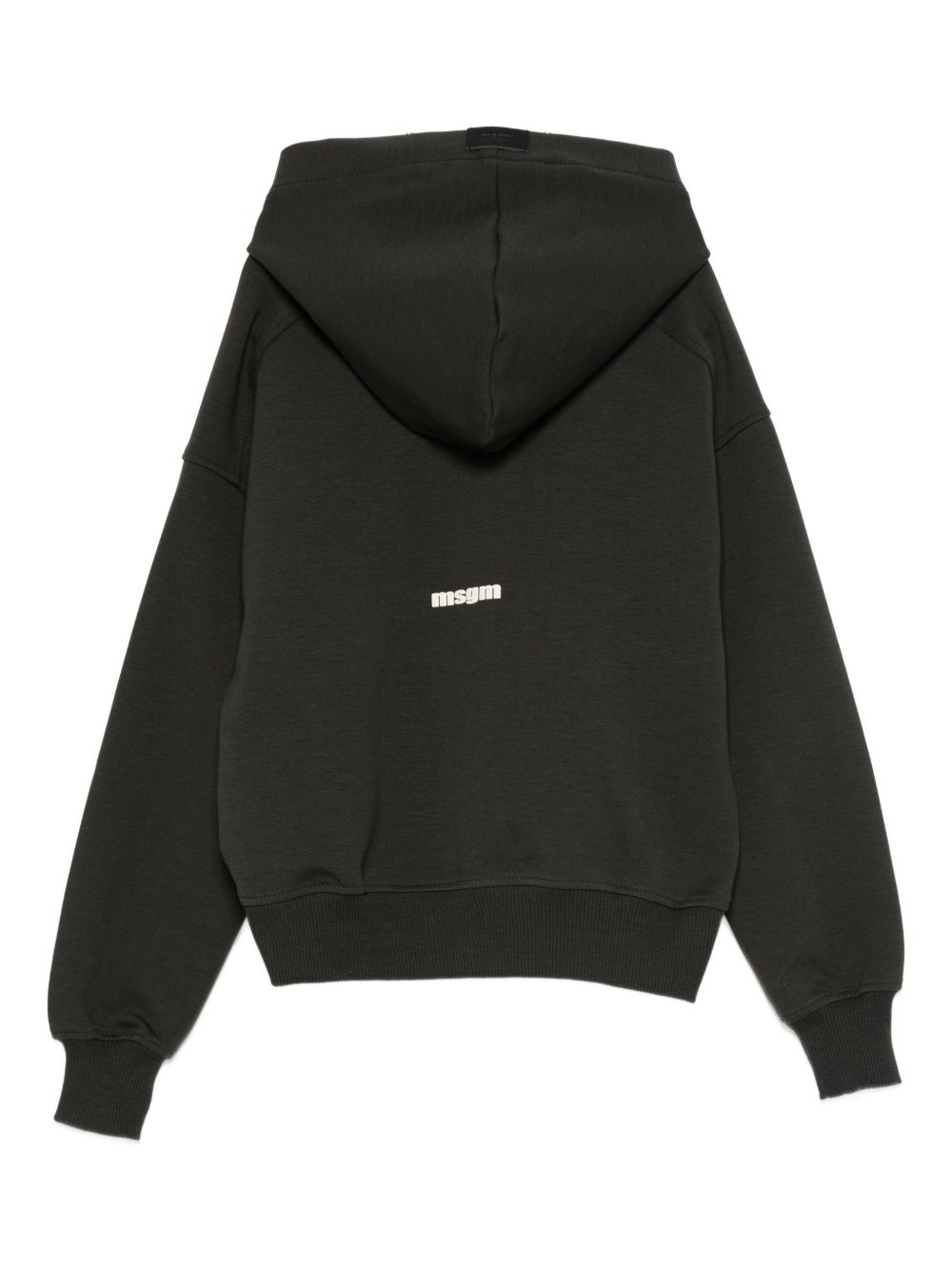 Felpa per bambini MSGM Kids nera con stampa del logo F5MSJUHS052 MS040 MSGM KIDS