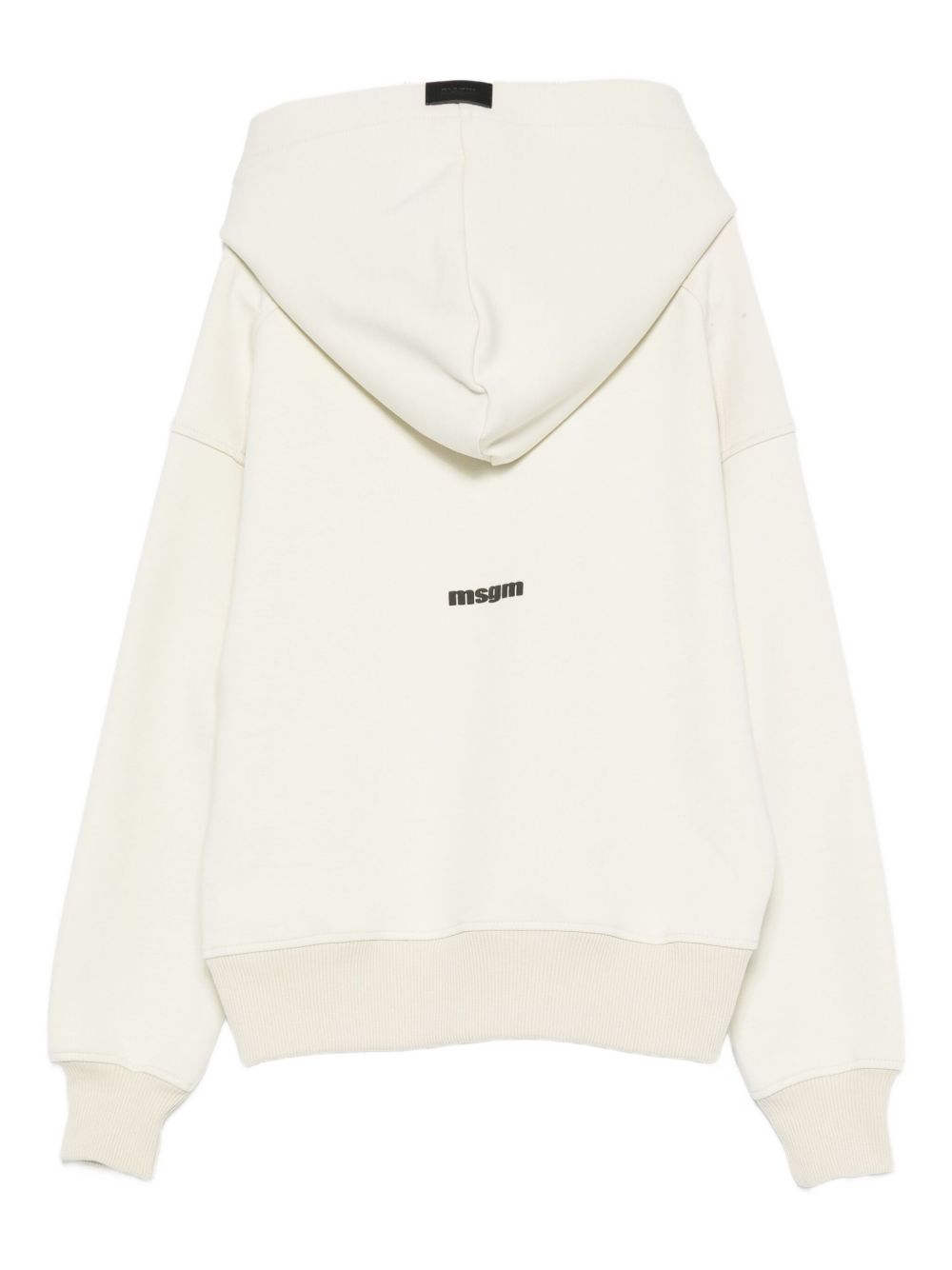 Felpa per bambini MSGM Kids bianca con stampa del logo F5MSJUHS052 MS041 MSGM KIDS