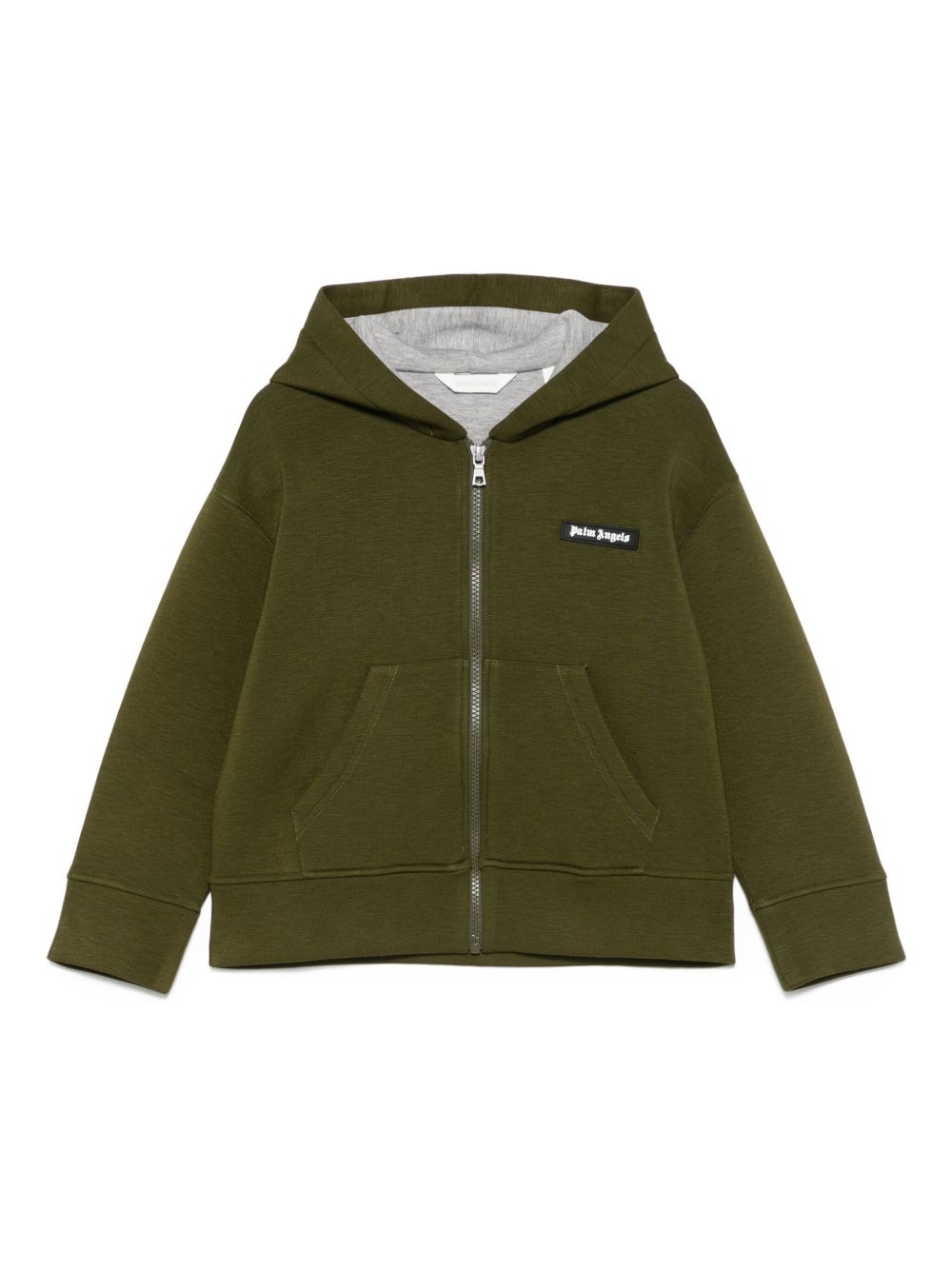 Felpa per bambino Palm Angels Kids verde con cappuccio PBBE003F25FLE002 5603 PALM ANGELS KIDS