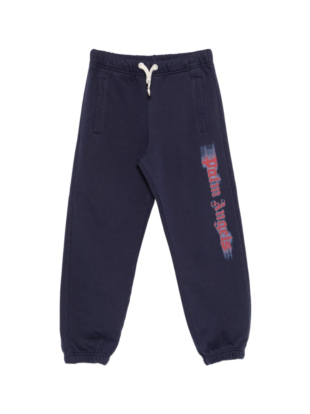 Pantaloni sportivi per bambino Palm Angels Kids blu con stampa con logo PBCH008F25FLE001 4625 PALM ANGELS KIDS