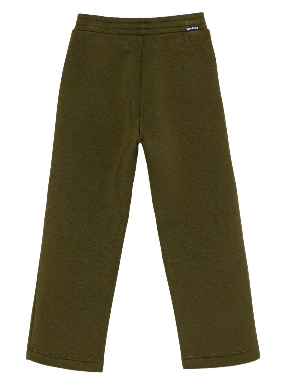 Pantaloni sportivi per bambino Palm Angels Kids verdi con applicazione con logo PBCH017F25FLE001 5603 PALM ANGELS KIDS