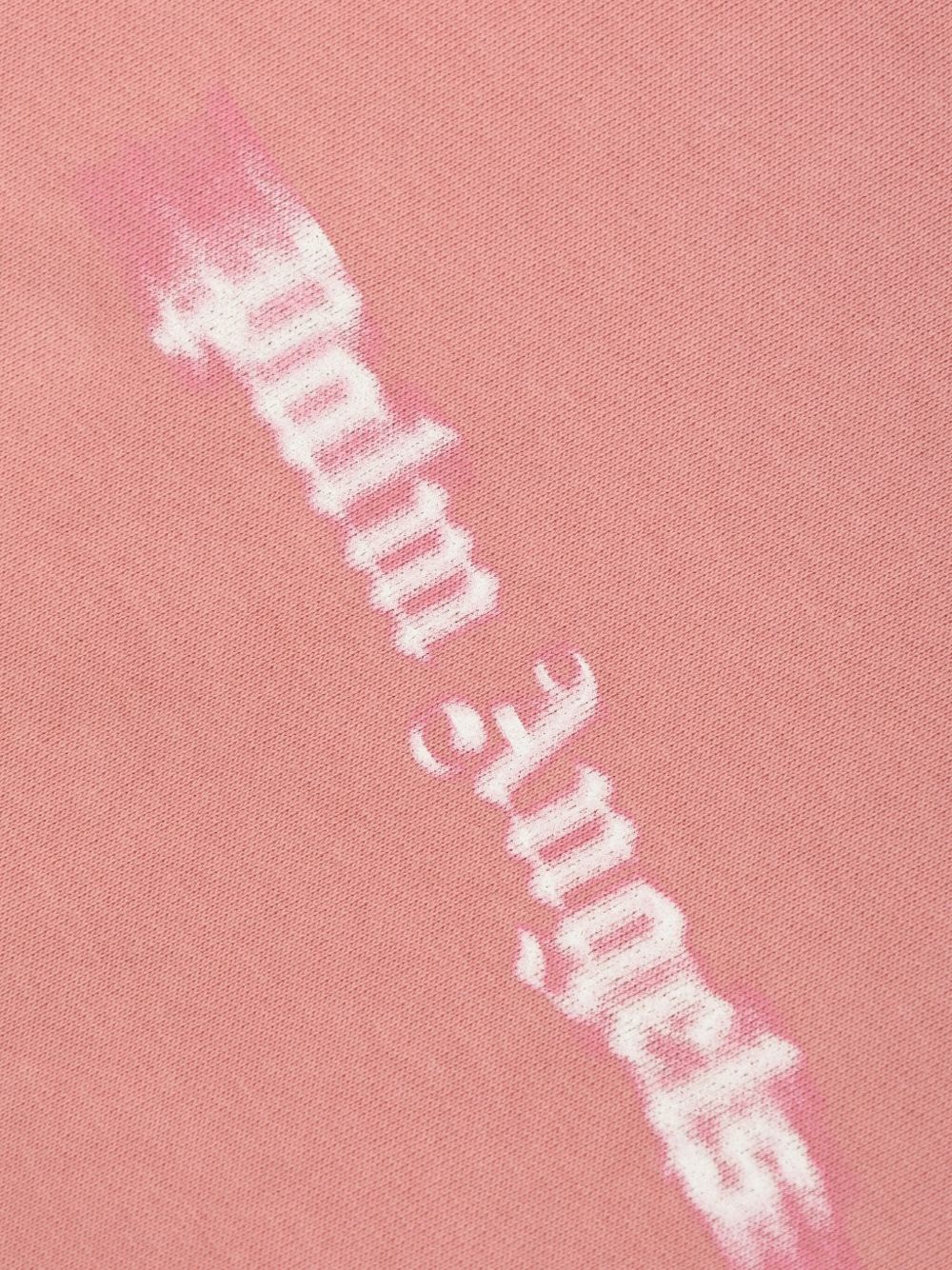 Felpa per bambina Palm Angels Kids rosa con stampa con logo sul davanti PGBA013F25FLE001 303B PALM ANGELS KIDS