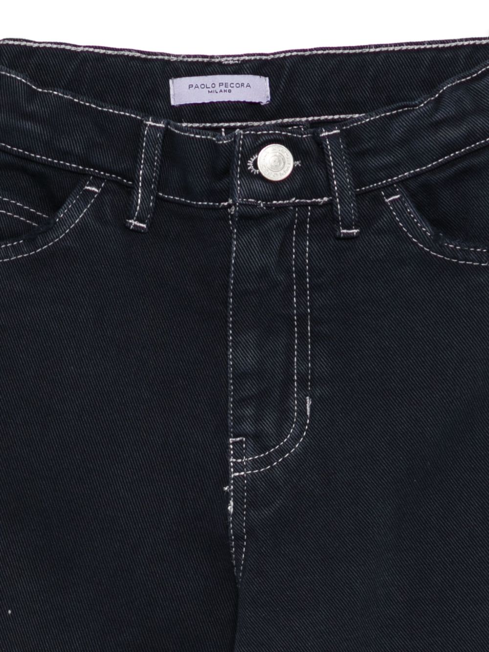Jeans per bambino Paolo Pecora Kids blu con orlo con taglio vivo PP4122 BLU PAOLO PECORA KIDS