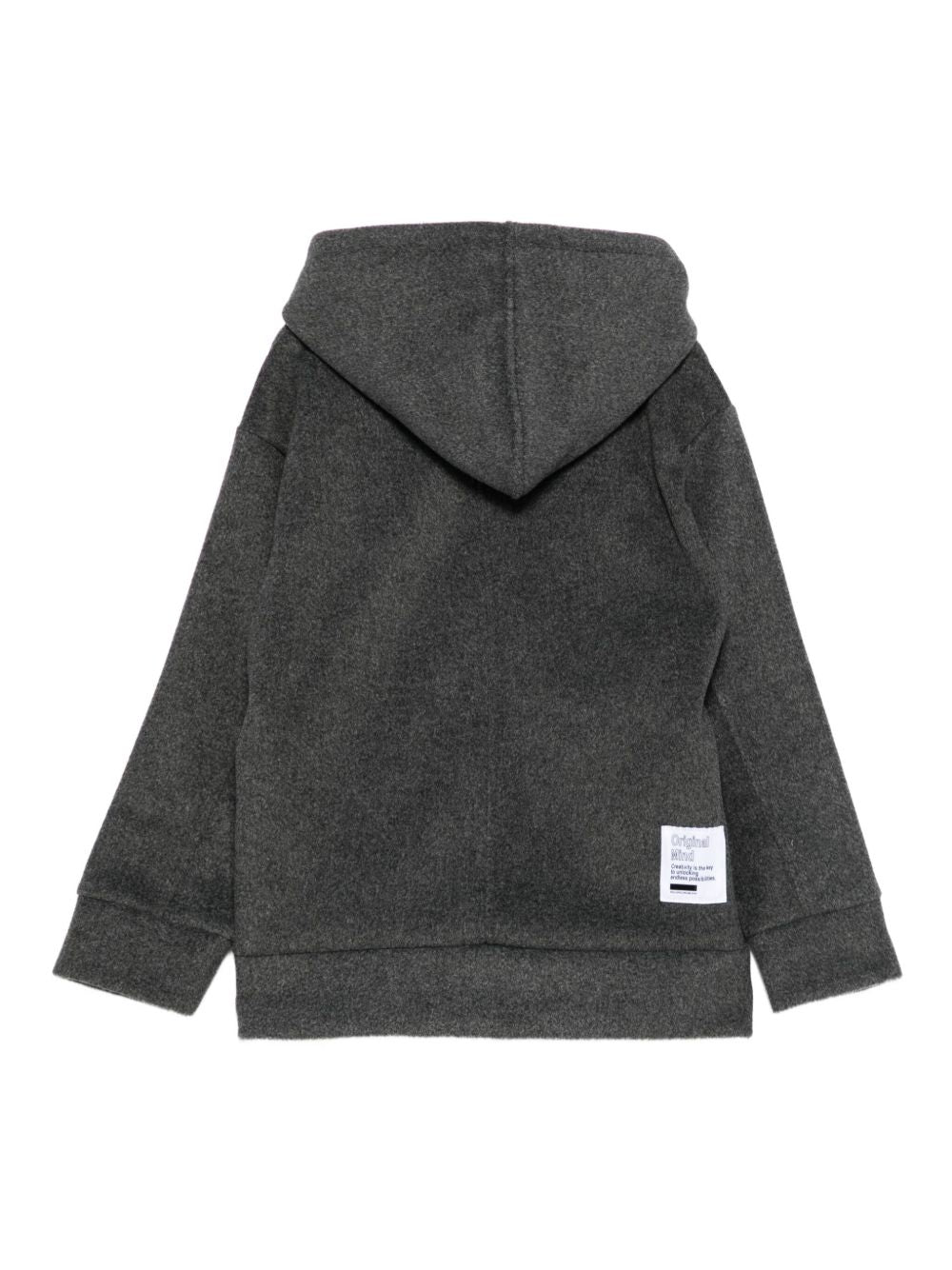 Giacca per bambino Paolo Pecora Kids grigio con cappuccio e cerniera PP4149 ASFALTO PAOLO PECORA KIDS