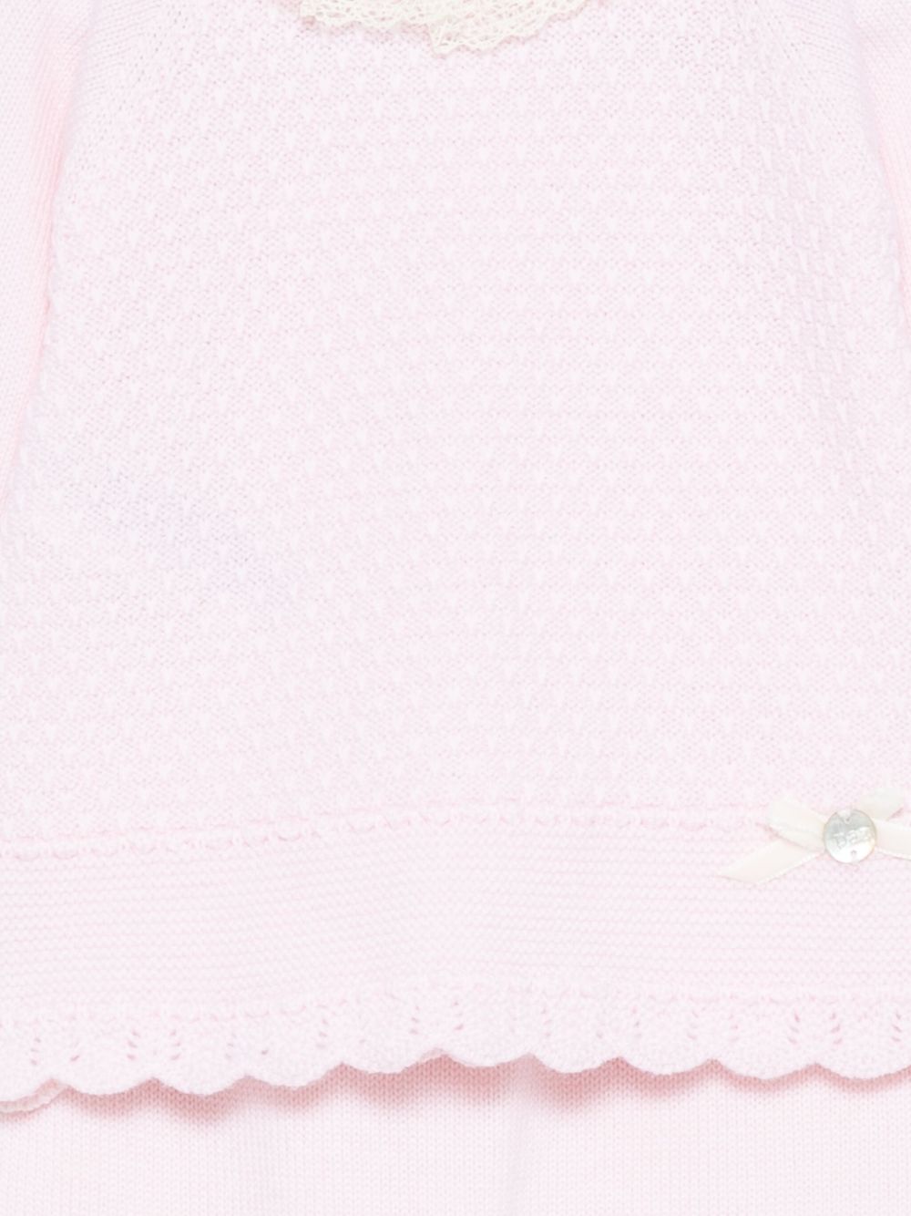 Set maglia e pantaloni per neonata Paz Rodríguez rosa con maglia in pizzo 003-112825 37 H56 PaZ RODRIGUEZ KIDS