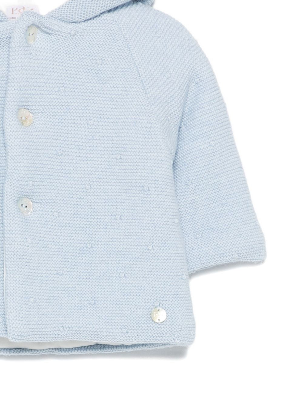Giacca per neonati Paz Rodrìguez azzurro con cappuccio 012-112901 80 H56 PaZ RODRIGUEZ KIDS
