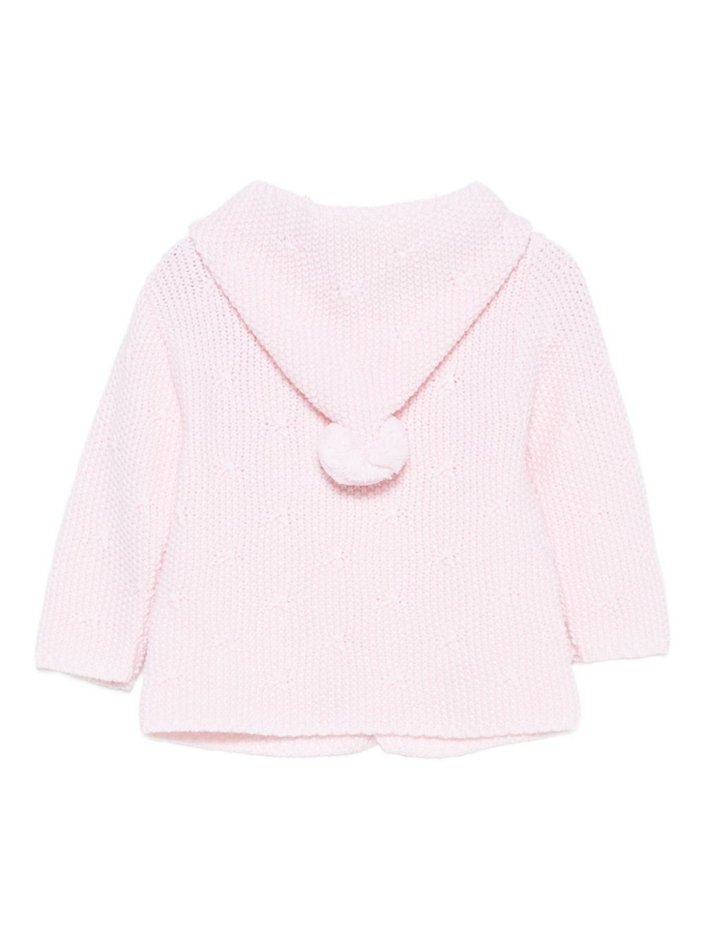 Cardigan per neonata Paz Rodríguez rosa con pompon 012-112955 37 H56 PaZ RODRIGUEZ KIDS