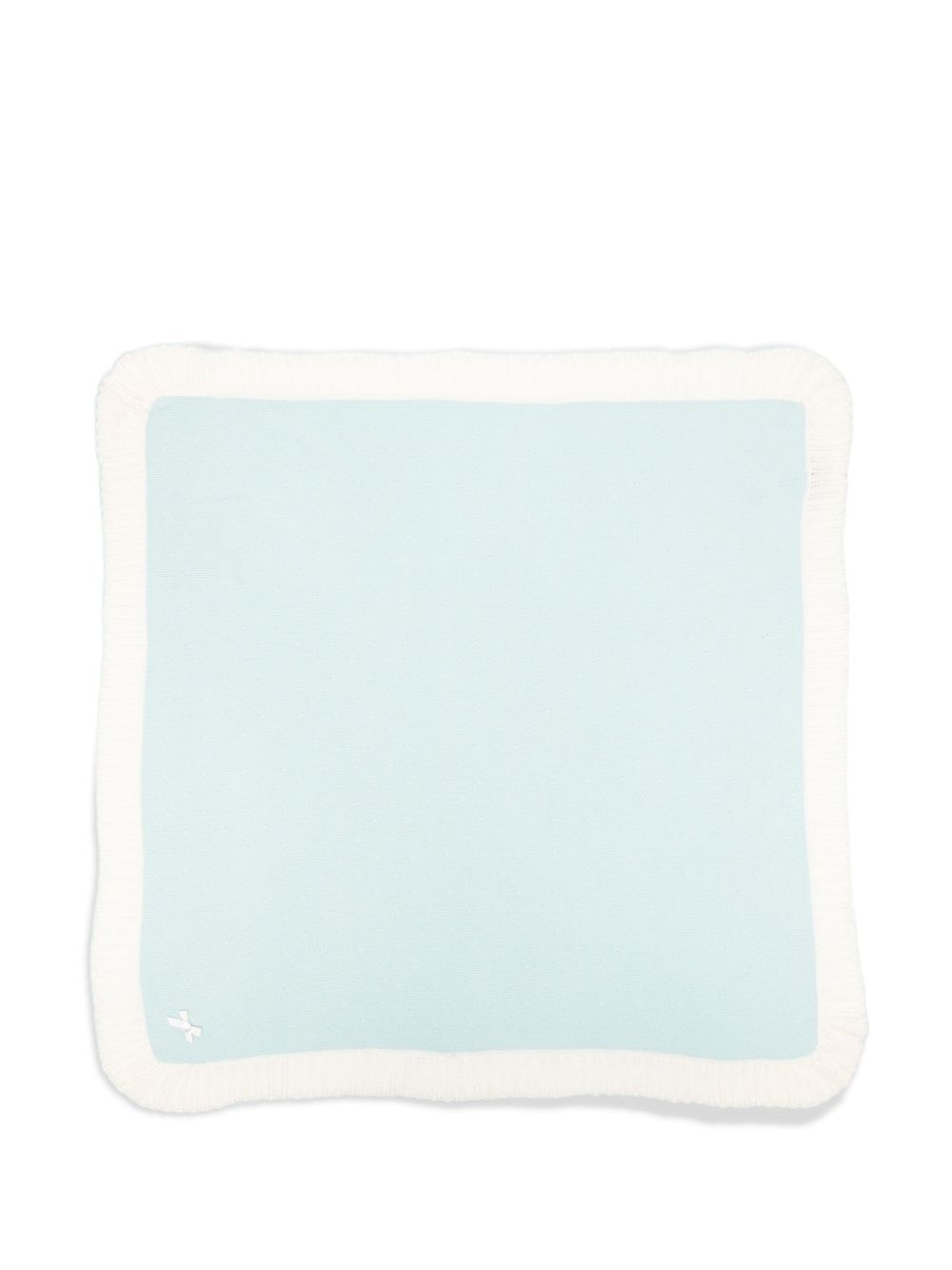 Coperta per neonati Paz Rodrìguez verde con rifiniture all'uncinetto 029-112950 031 H56 PaZ RODRIGUEZ KIDS