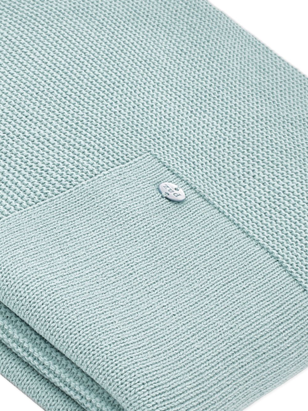 Coperta per neonati Paz Rodriguez Essential verde con design lavorato a maglia 031-01857J 031 H56 PaZ RODRIGUEZ KIDS