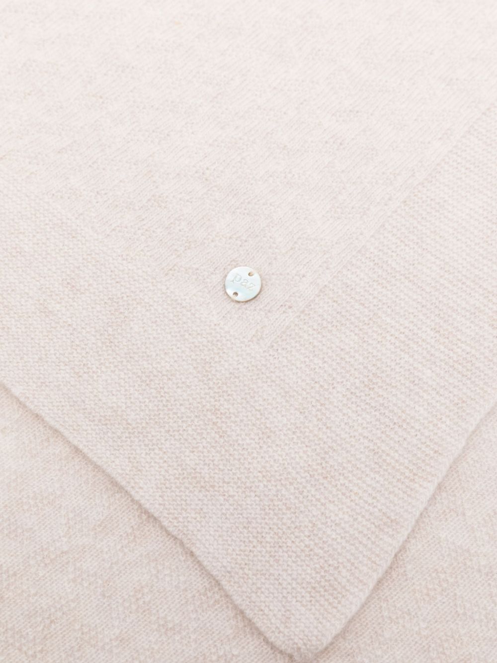 Coperta per neonata Paz Rodríguez beige a forma quadrata 031-113170 64 H109 PaZ RODRIGUEZ KIDS