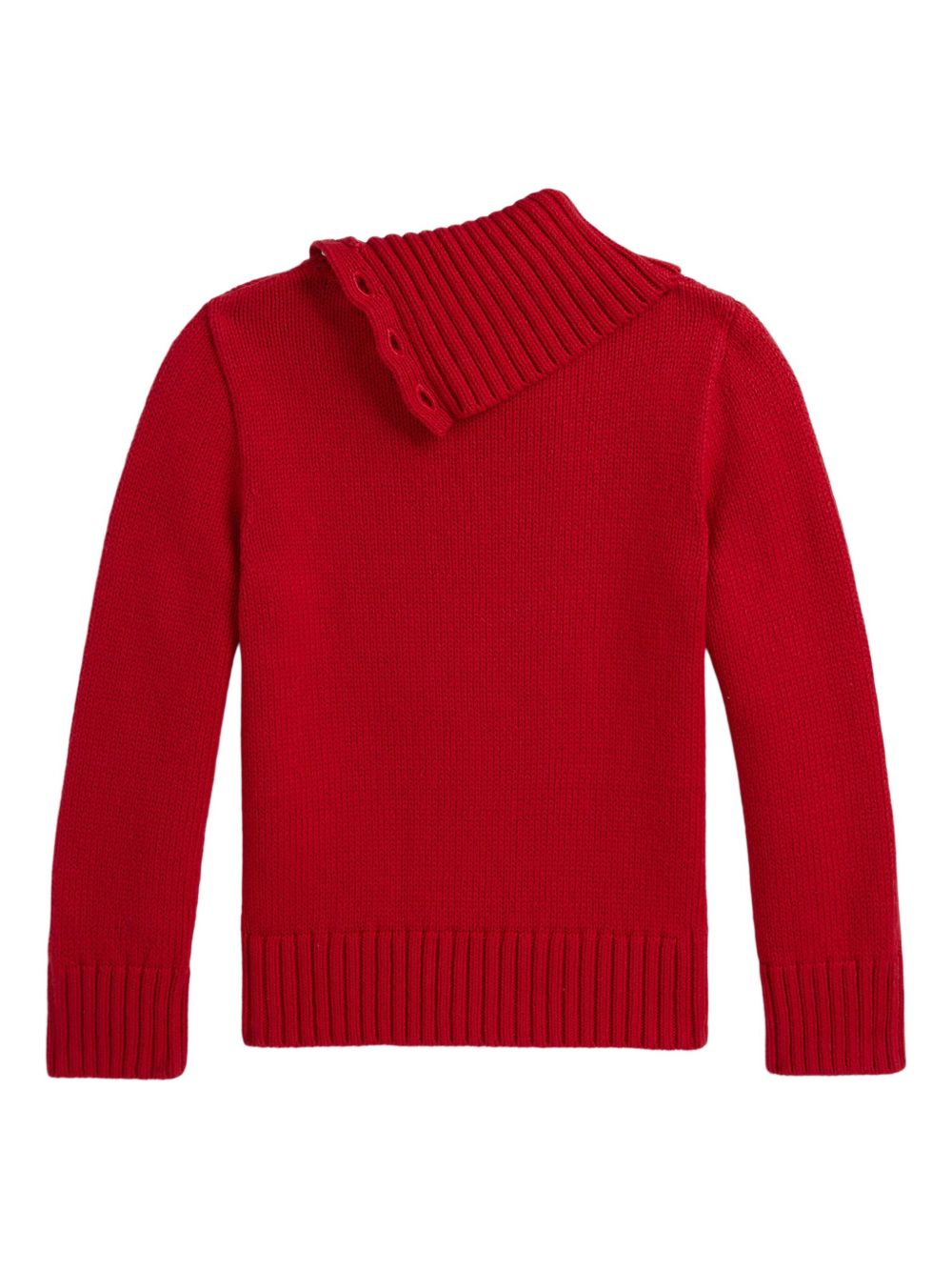 Maglione per bambina Polo Ralph Lauren Kids rosso con motivo con cane scozzese 313978874 001 Ralph Lauren kids