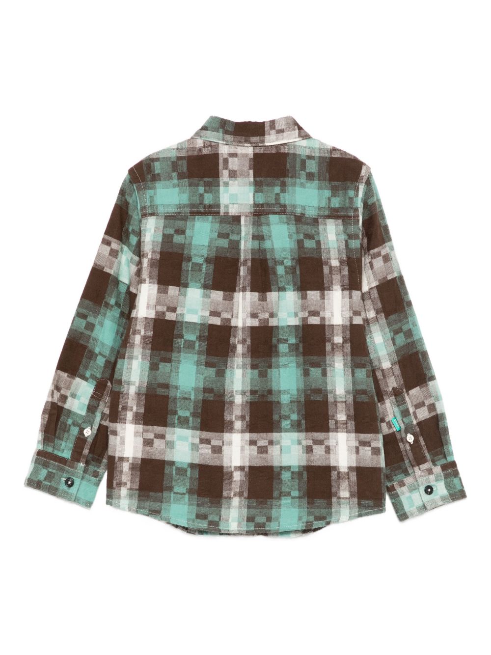 Camicia per bambino Scotch & Soda Kids verde con motivo a quadri 180634 300 SCOTCH&SODA KIDS
