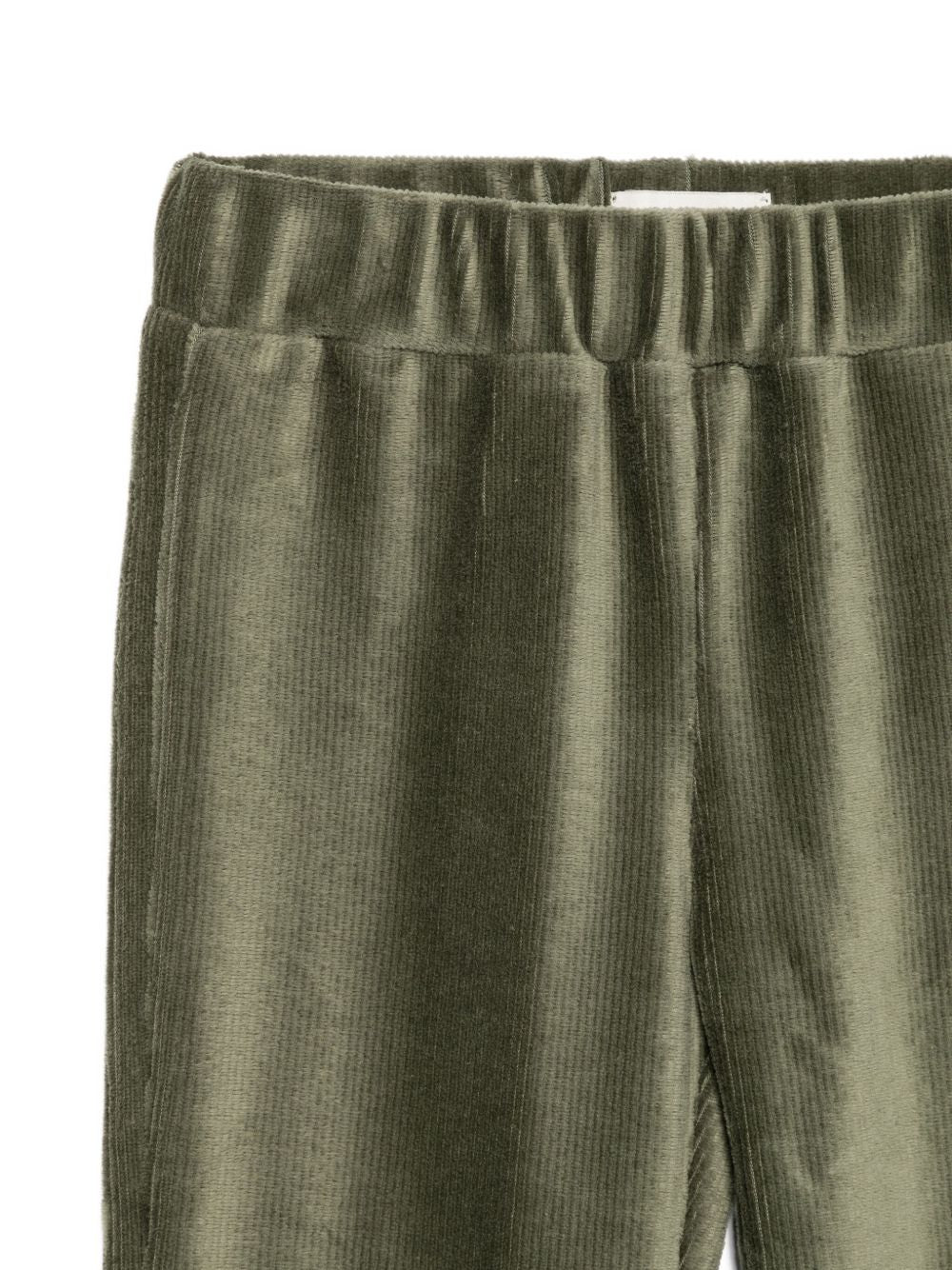 Pantaloni svasati per bambina Scotch & Soda Kids verdi con tasche laterali a fessura 180761 301 SCOTCH&SODA KIDS