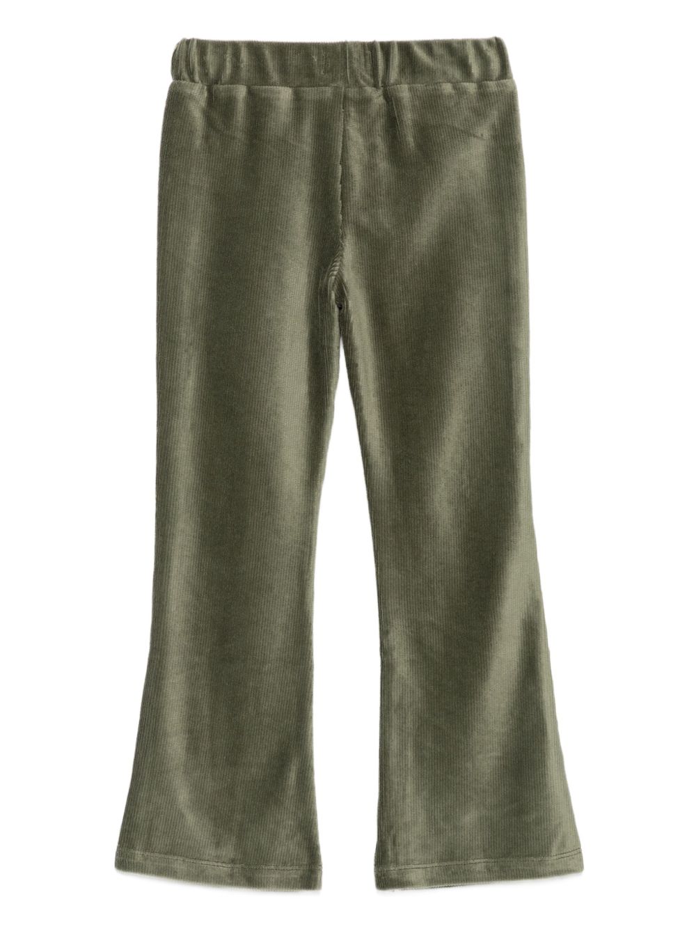 Pantaloni svasati per bambina Scotch & Soda Kids verdi con tasche laterali a fessura 180761 301 SCOTCH&SODA KIDS