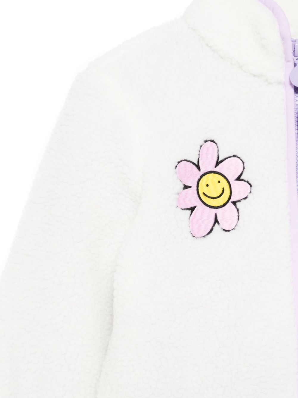 Giacca per bambina Stella McCartney Kids bianco con ricamo TX2A07 Z0506 101 STELLA McCARTNEY KIDS