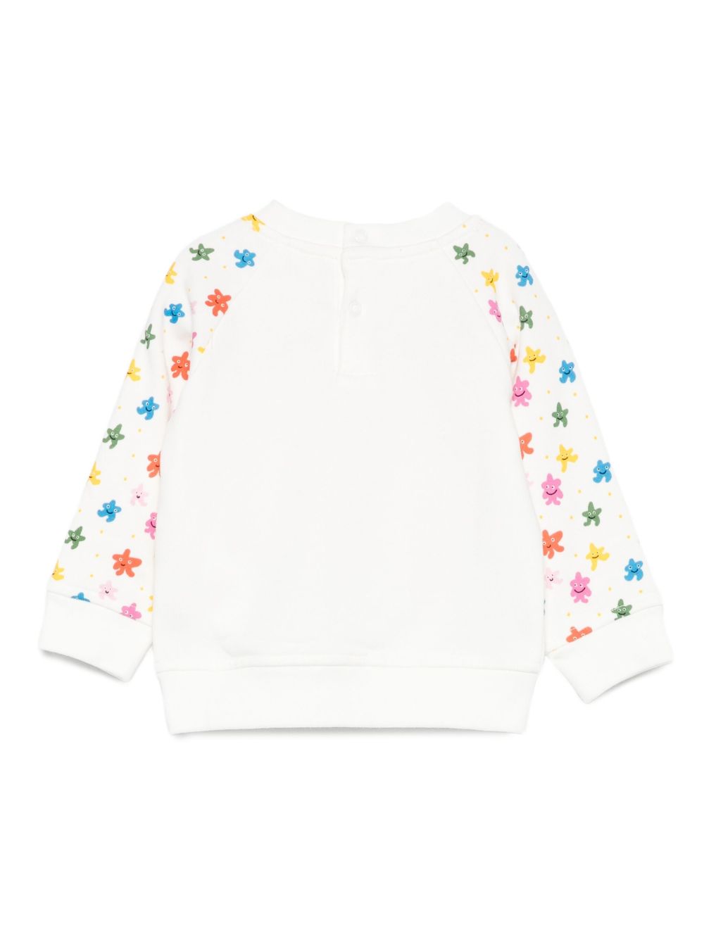 Felpa per neonata Stella McCartney Kids bianco con stampa grafica TX4050 Z3059 101 STELLA McCARTNEY KIDS