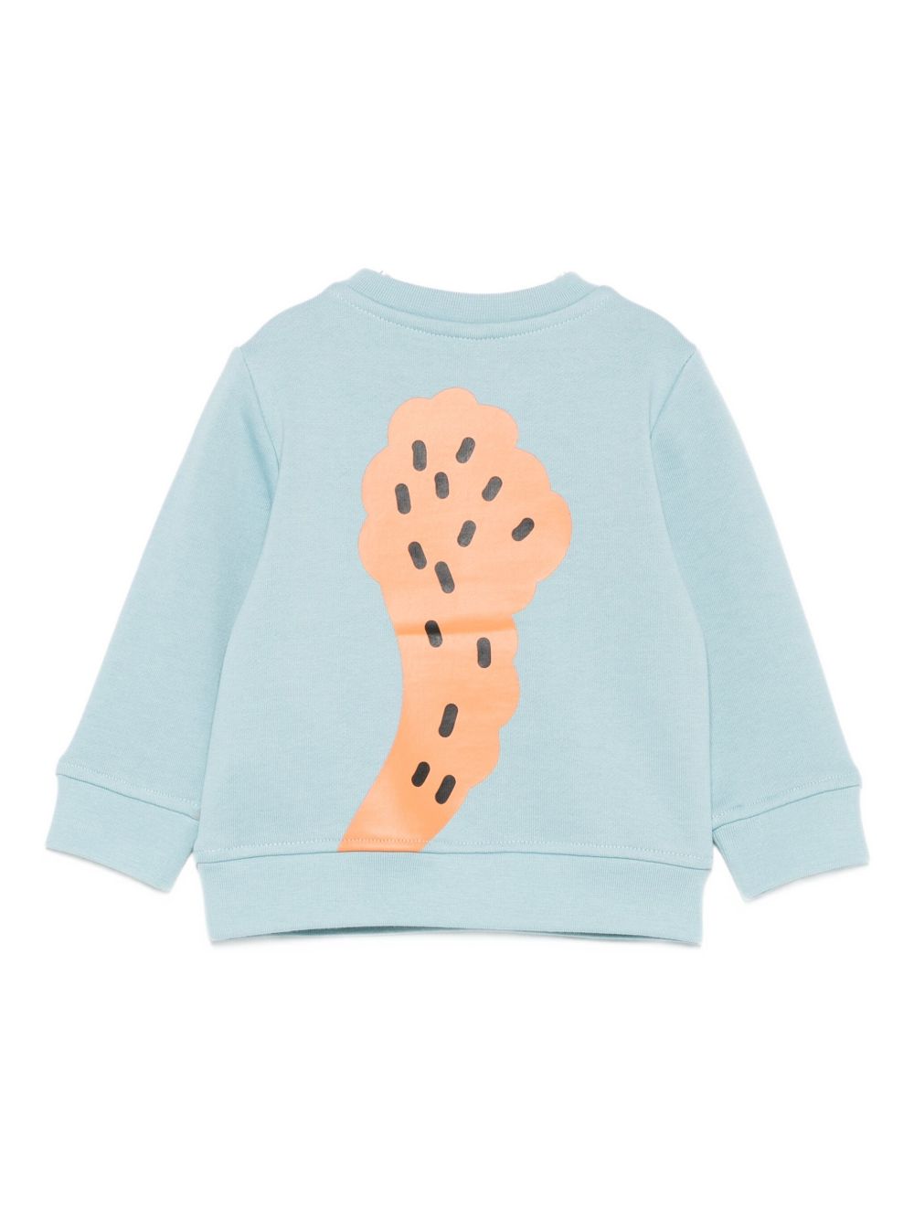 Felpa per neonato Stella McCartney Kids azzurro con stampa animalier TX4610 Z3059 670 STELLA McCARTNEY KIDS