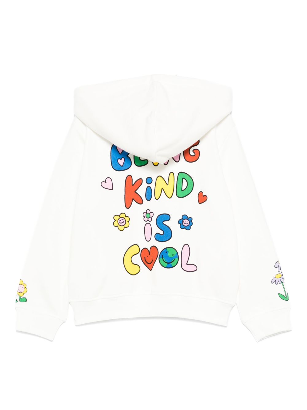 Felpa per bambina Stella McCartney Kids bianco con stampa margherita TX4A40 Z3059 101 STELLA McCARTNEY KIDS