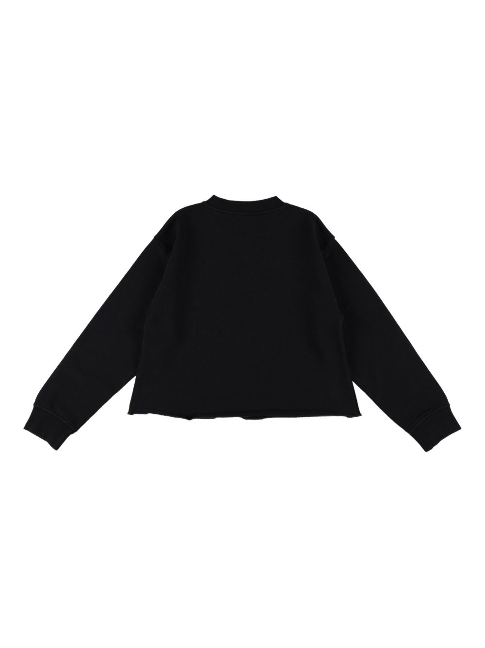 Felpa per bambina Stella McCartney Kids nera con logo ricamato sul davanti TX4C50 Z0453 961 STELLA McCARTNEY KIDS