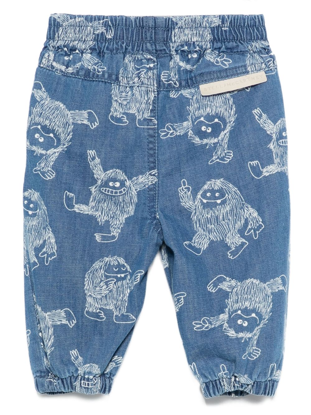 Jeans per neonato Stella McCartney Kids in denim con ricamo all-over TX6640 Z3361 664BC STELLA McCARTNEY KIDS