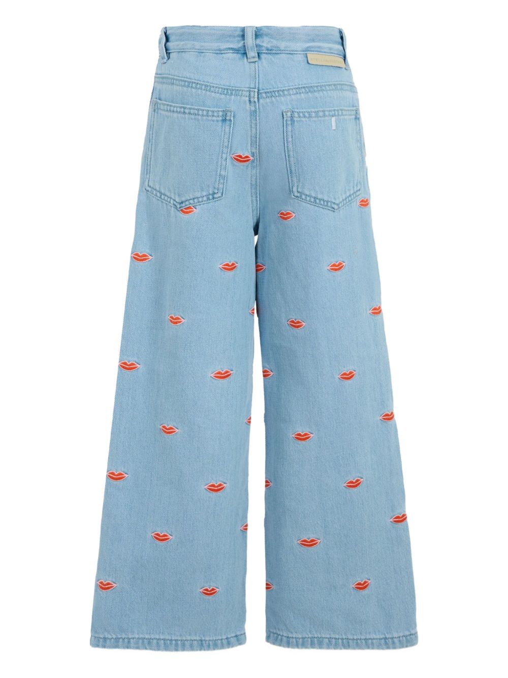 Jeans per bambina Stella McCartney Kids in denim con gamba larga TX6D10 Z3112 626EM STELLA McCARTNEY KIDS