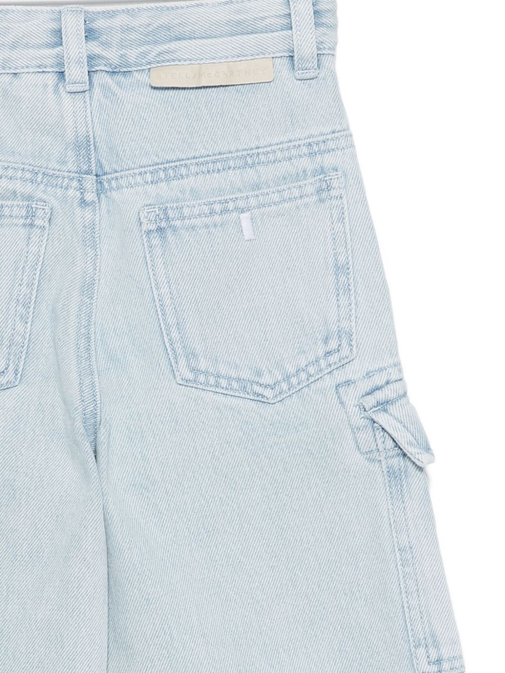 Jeans per bambina Stella McCartney Kids in denim con tasche cargo TX6D30 Z0746 600 STELLA McCARTNEY KIDS