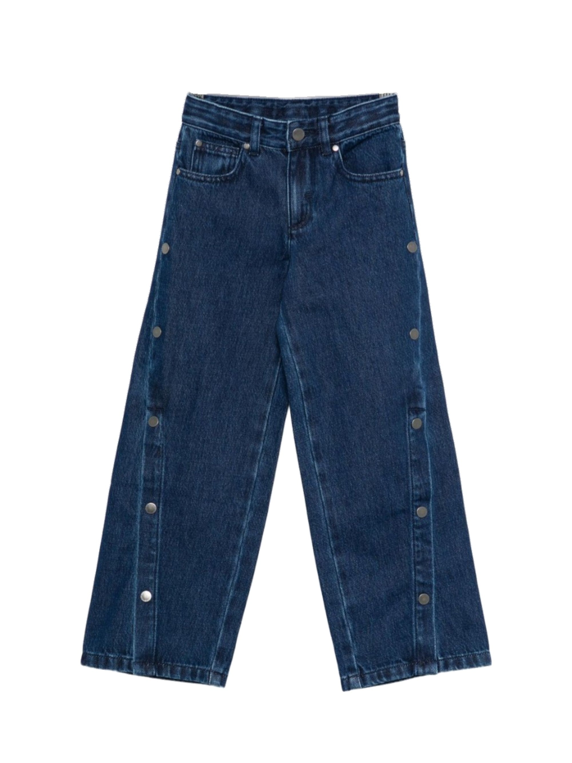 Jeans per bambina Stella McCartney Kids in denim con gamba ampia TX6E70 Z0746 635 STELLA McCARTNEY KIDS