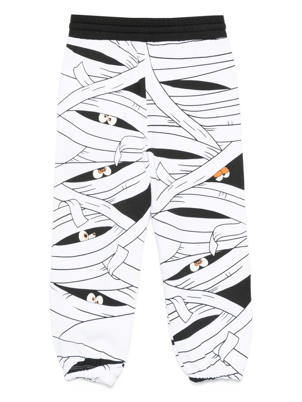 Pantaloni per bambino Stella McCartney Kids bianchi con stampa mummia TX6P00 Z3084 100MC STELLA McCARTNEY KIDS