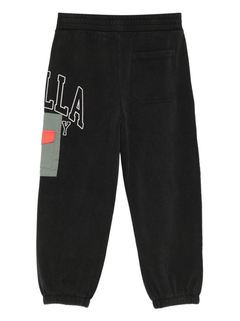 Pantaloni sportivi per bambino Stella McCartney Kids nero con logo applicato TX6R40 Z0536 961 STELLA McCARTNEY KIDS