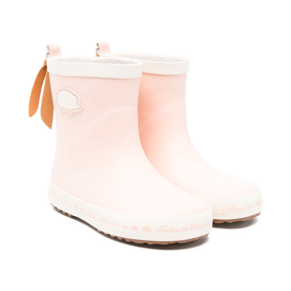 Stivaletti in gomma per bambina Tartine Et Chocolat rosa con suola in gomma VA CU04 02 TArtine & Chocolat KIDS