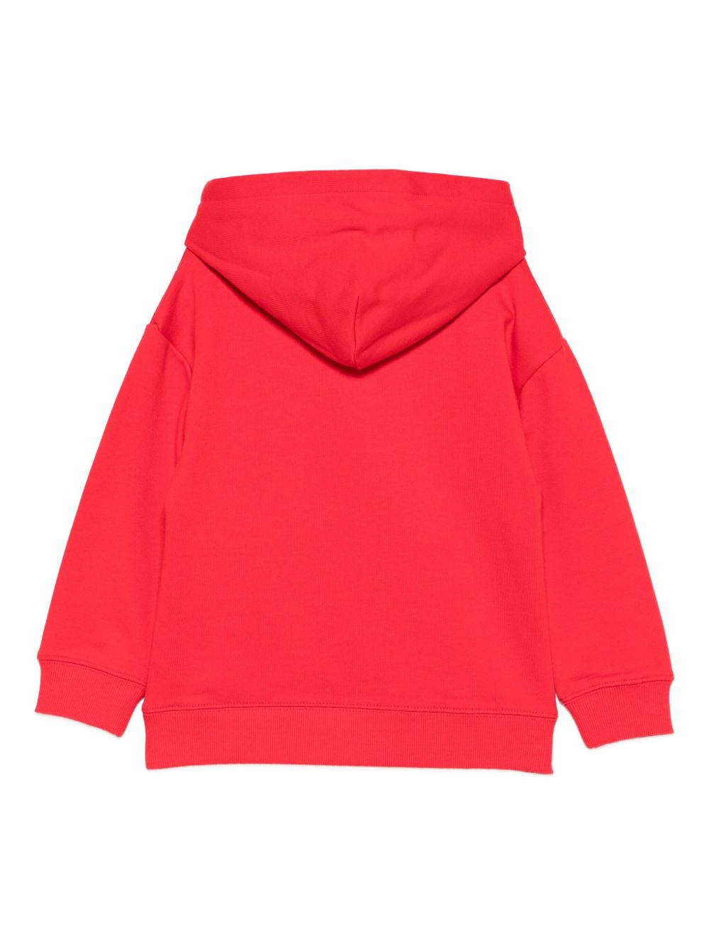 Felpa per bambina Marc Jacobs Kids rossa con cappuccio e stampa sul davanti W60568 97E THE MARC JACOBS KIDS