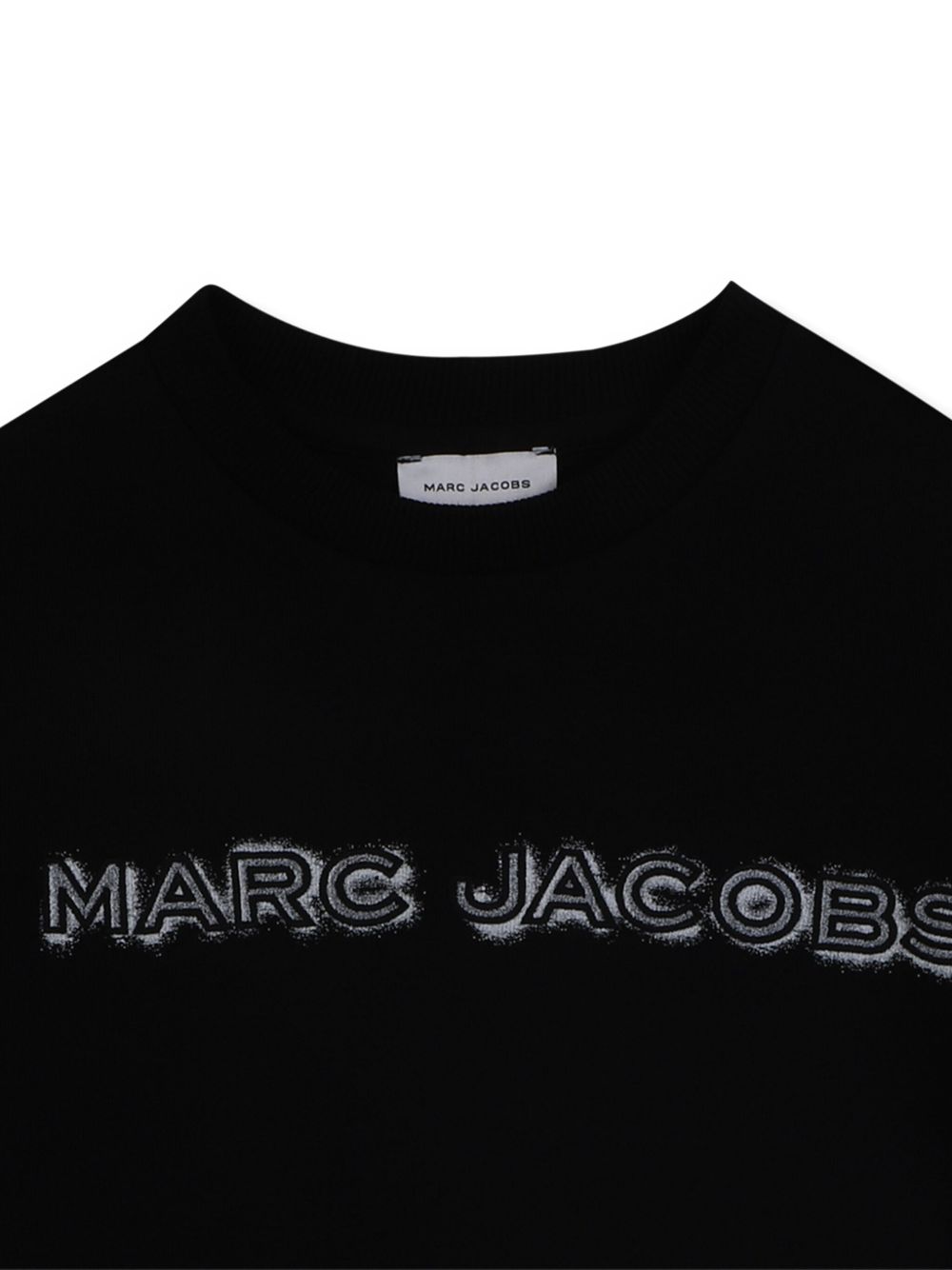 Felpa per bambino The Marc Jacobs Kids nero con stampa logo W60634 09B THE MARC JACOBS KIDS
