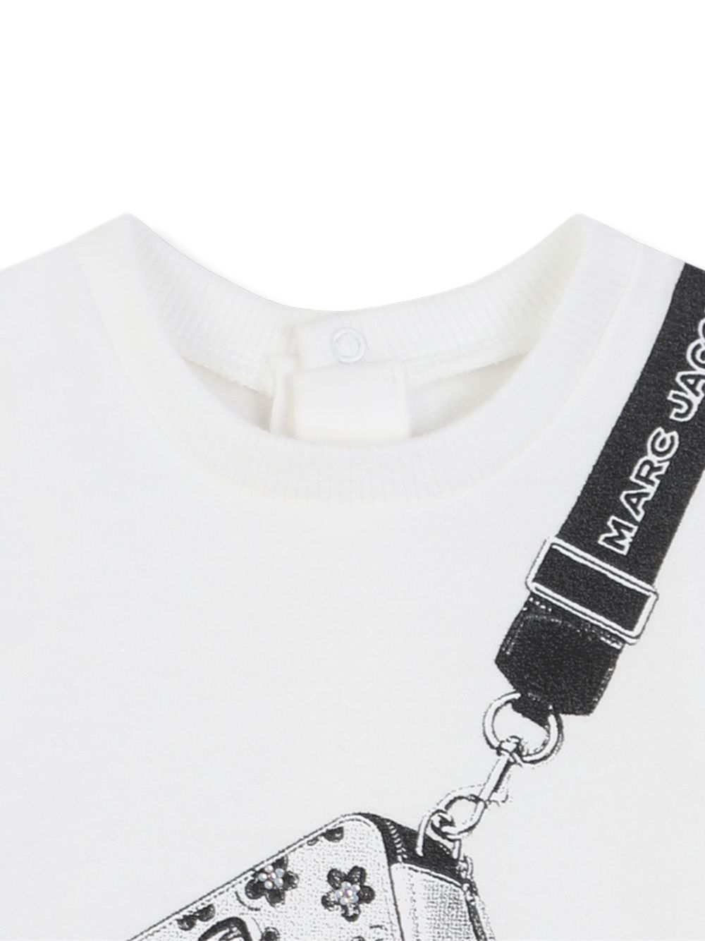 Abito per neonata The Marc Jacobs Kids bianco con stampa grafica W60667 126 THE MARC JACOBS KIDS
